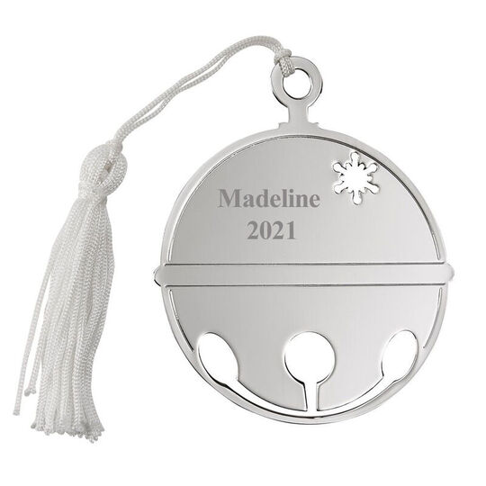 Personalized Jingle Bell Shaped Ornament